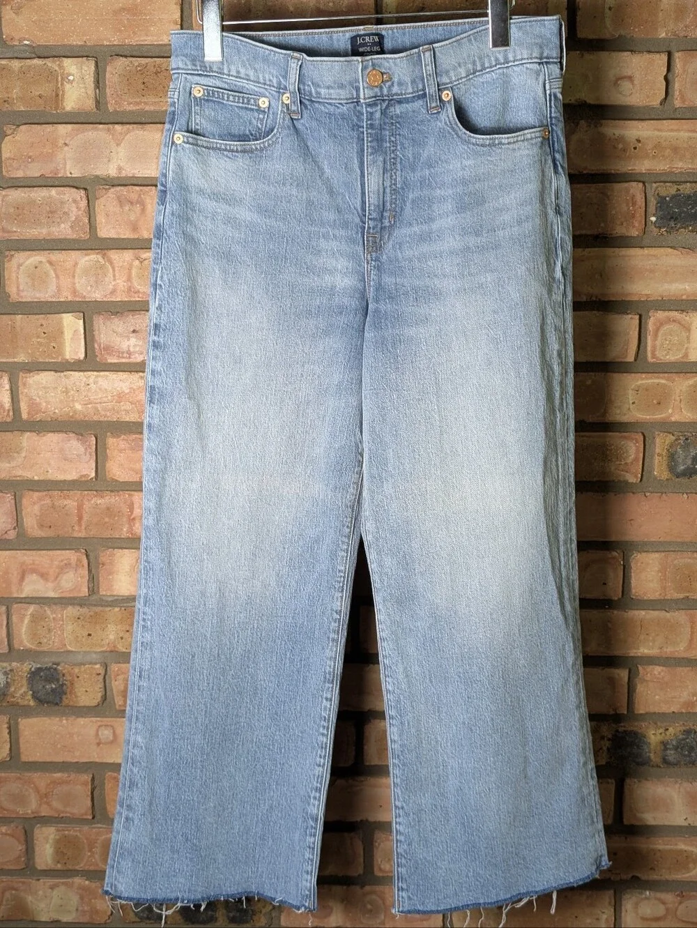 J. Crew Wide Leg Crop Jeans - Picture 2 of 10